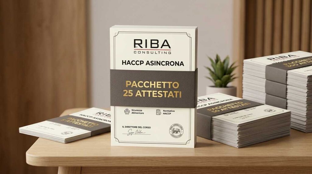 Pacchetto 25 attestati