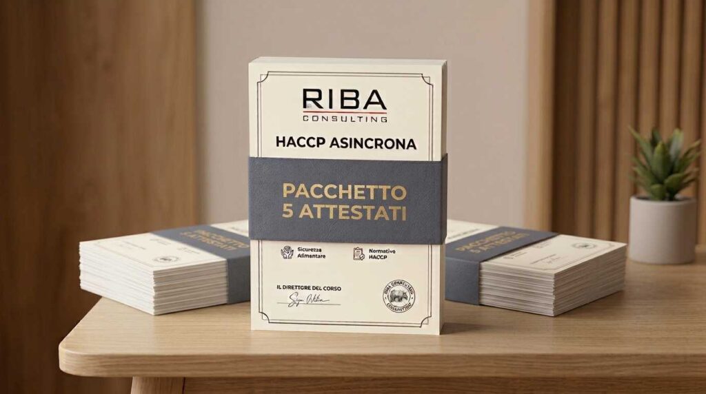 Pacchetto 5 attestati